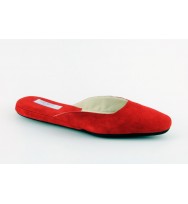women's slippers MIA regal red suede